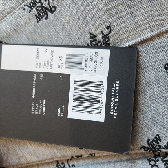 NWT Marc Jacob logo grey joggers - Picture 3 of 4